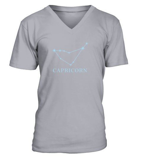 Star Constellation Zodiac Sign Capricorn V-Neck T-shirt