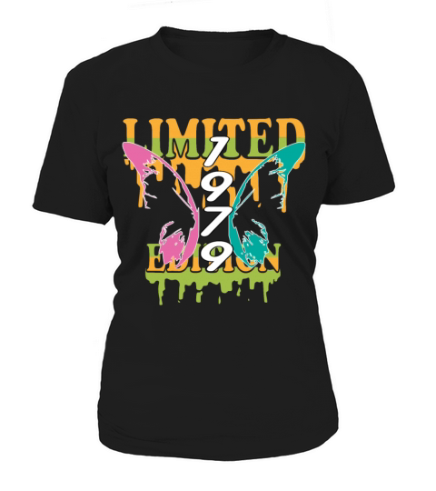 1979 Born Limited Edition Butterfly Gift Women's T-Shirt