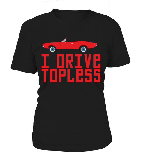 Convertible Driving Cabriolet Car Cadillac Gift Women's T-Shirt