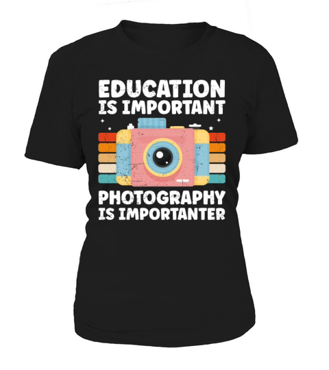 Funny Photographer Design Camera Cool Nature Women's T-Shirt