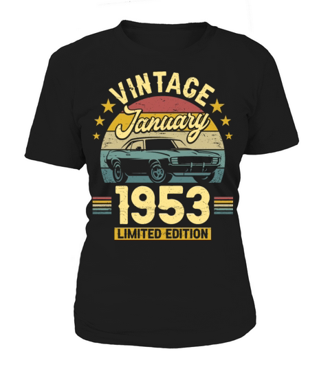 January 1953 70 Years Old Vintage 70th Birthday Women's T-Shirt