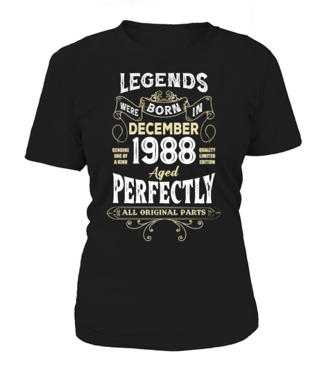 Legends Were Born In December 1988 Birthday Women's T-Shirt