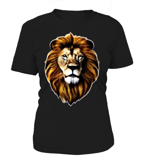 Lion Africa predator print head imprint with wild Women's T-Shirt