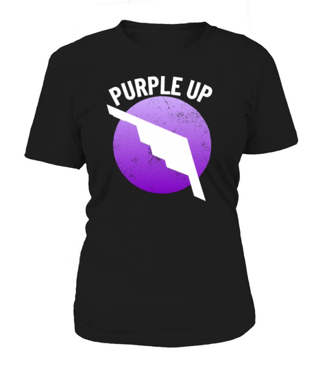Purple Up B2 Stealth Bomber Military Kids Boys B-2 Women's T-Shirt