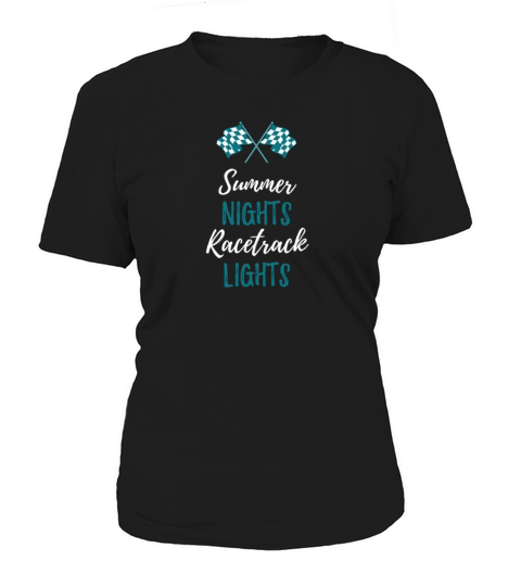 Summer Nights Racetrack Lights Race Sportscar Women's T-Shirt