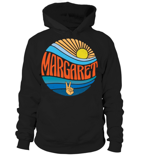 Margaret Shirt Vintage Sunset Margaret Groovy Tie Hoodie Unisex