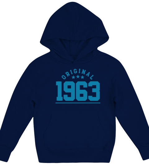 60 Years Vintage 1963 Retro 60th Birthday Kids Hoodie