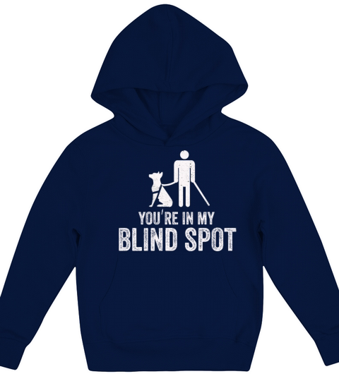 Blind Blindness Awareness Visually Impaired People Kids Hoodie