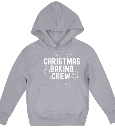 Christmas Baking Crew Funny Matching Pajama Group Kids Hoodie