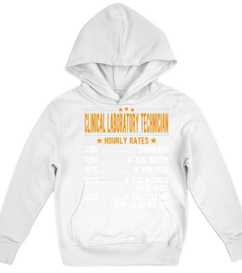 Clinical Laboratory Technician Hourly Rates Kids Hoodie