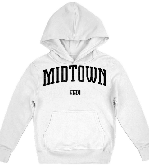 Midtown New York City Vintage Kids Hoodie