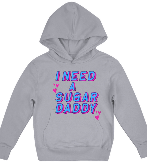 Retro Vintage - I Need A Sugar Daddy Kids Hoodie