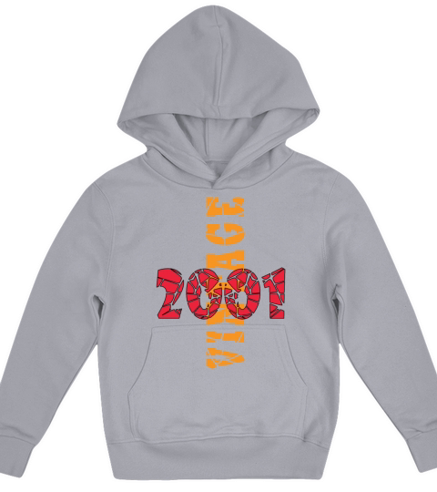 Vintage 22th Birthday 2001 Sports Gift Kids Hoodie
