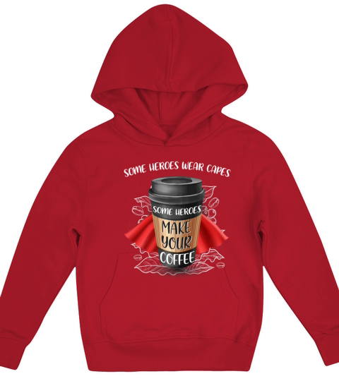 Vintage Coffee Graphic Kids Hoodie