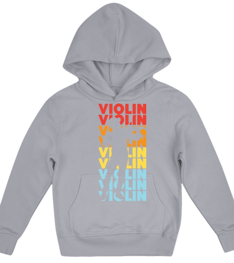 Violin Violinist Retro Vintage Kids Hoodie