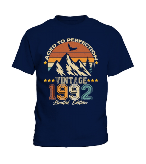 1992 vintage vintage retro birthday gift Kids T-Shirt