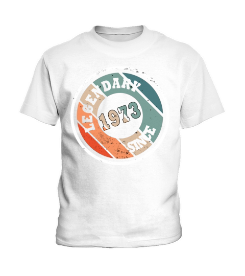 50th birthday born in 1973 legendary since 1973 Kids T-Shirt