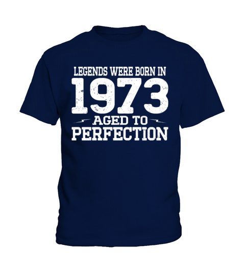 50th birthday vintage legends were born in 1973 Kids T-Shirt
