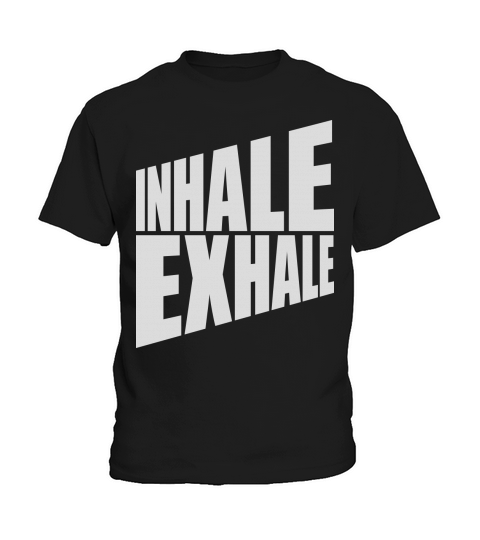 inhale exhale yoga quote Kids T-Shirt