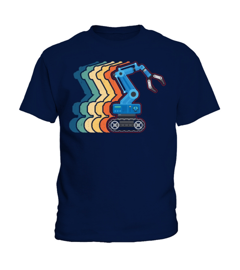 Robot Robotics Engineer Retro Kids T-Shirt
