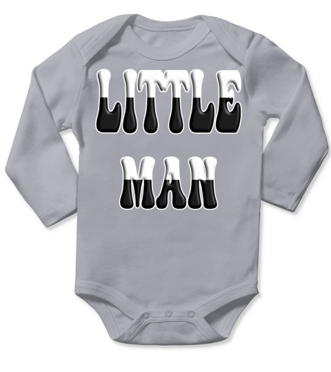 Little man Long Sleeve Baby One-Piece