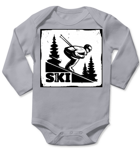 Ski Hoth Long Sleeve Baby One-Piece