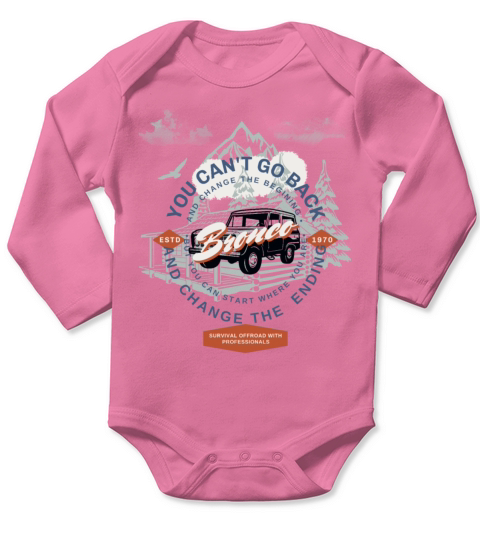 vintage ford bronco Long Sleeve Baby One-Piece