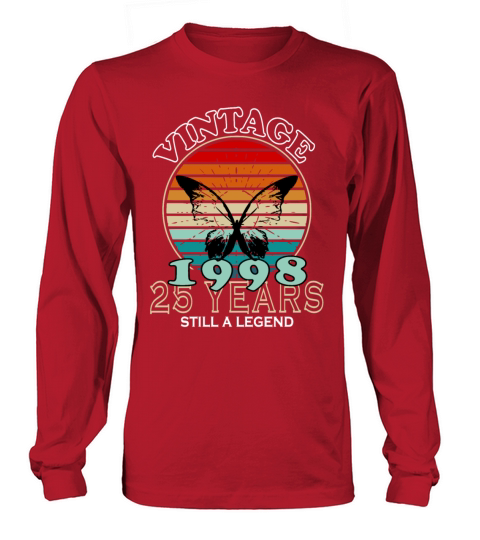 1998 Vintage Birthday Present Long sleeved Unisex
