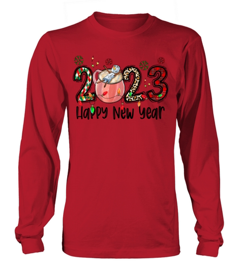 2023 Happy New Year Long sleeved Unisex
