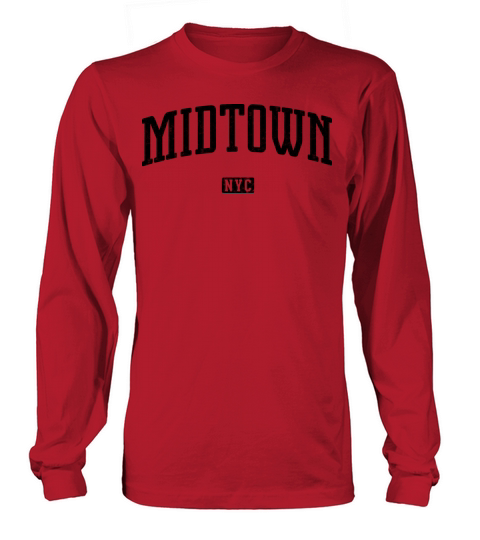 Midtown New York City Vintage Long sleeved Unisex