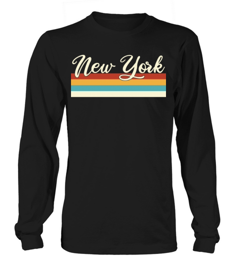 New York City - Retro - Vintage - United States Long sleeved Unisex