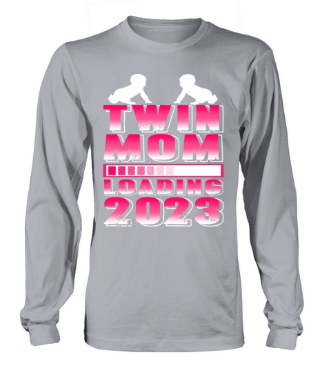 Womens Twin Mama Twin Mom to Be Pregnancy Long sleeved Unisex