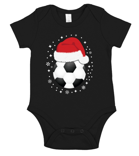 Christmas Football Short Sleeve Baby One-Piece