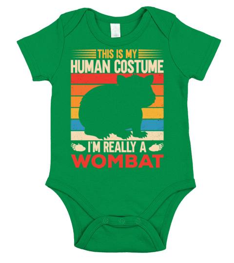 Combat Wombat For A Wombats Lover Short Sleeve Baby One-Piece