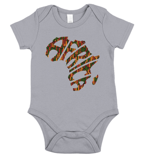 continent africa design BHM Black history month Short Sleeve Baby One-Piece