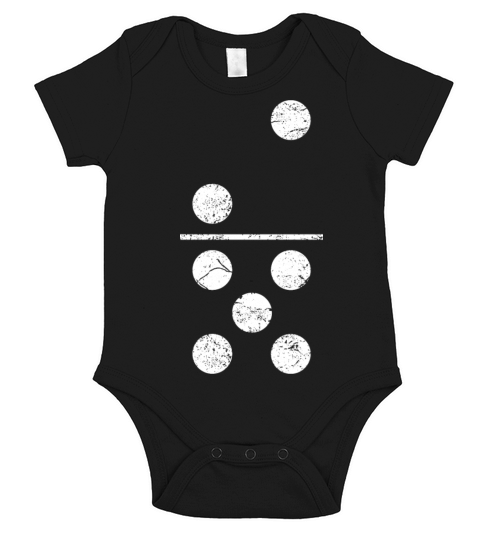 Domino Game TShirt Tile Pieces Trendy Group Short Sleeve Baby One-Piece