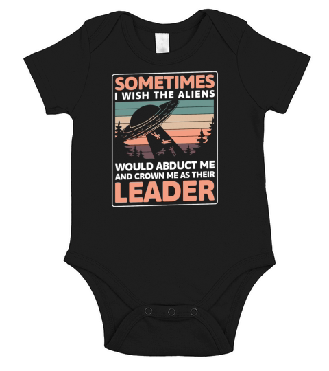 Extraterrestrial Invasion Universe Saucer Short Sleeve Baby One-Piece