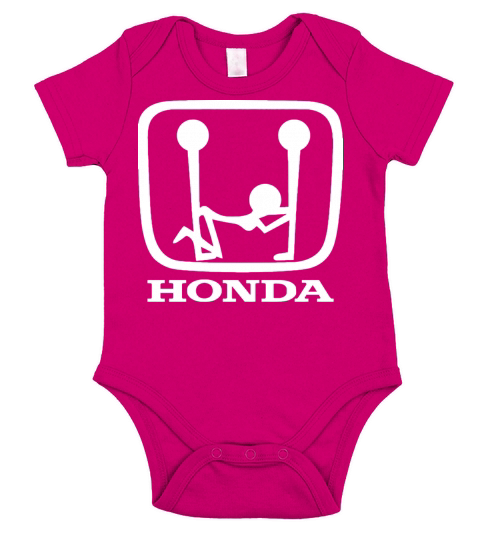Funny Car Logo Short Sleeve Baby One-Piece