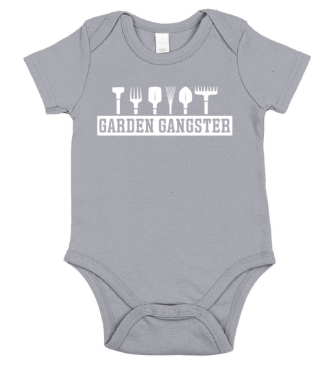 GARDEN GANGSTER I Plants Gardener Gardening Short Sleeve Baby One-Piece