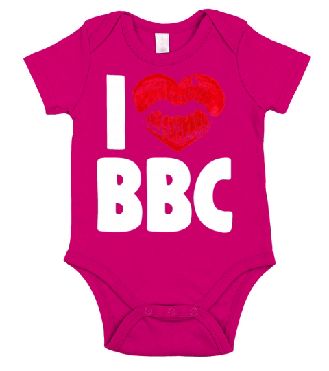 I Love BBC Sexy Hot Adult Humor Fun Gifts for Men Short Sleeve Baby One-Piece