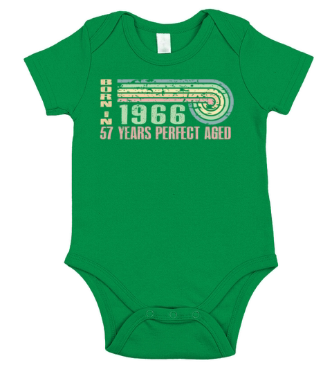 Legends Are Born In 1966 57 Years Old 57th Short Sleeve Baby One-Piece