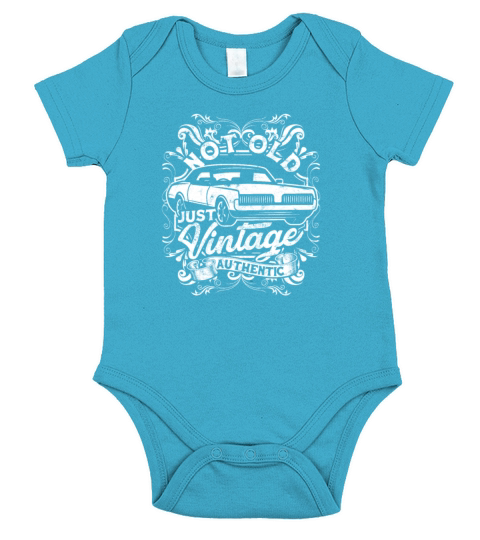 Not old but vintage authentic - muscle cars Short Sleeve Baby One-Piece