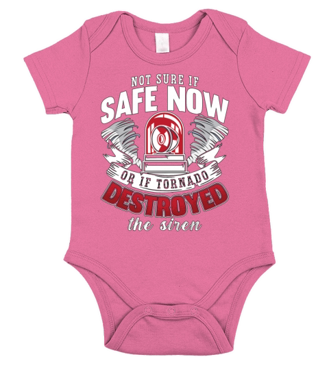 Tornadoes Not Sure If Safe Weather Tornado Chaser Short Sleeve Baby One-Piece