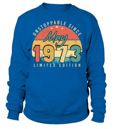 1973 May Vintage Sweatshirt Unisex