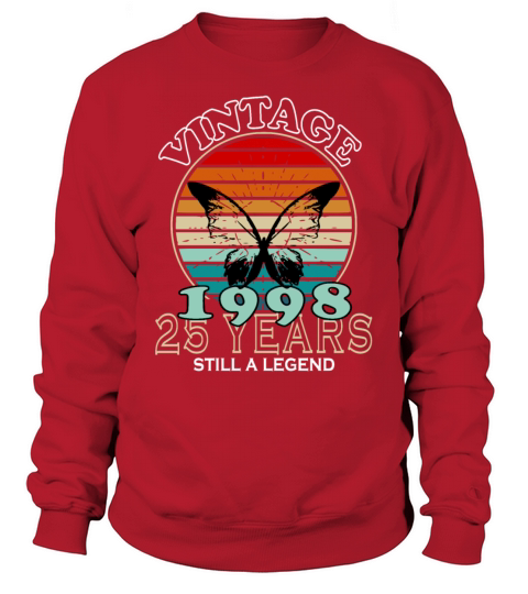 1998 Vintage Birthday Present Sweatshirt Unisex