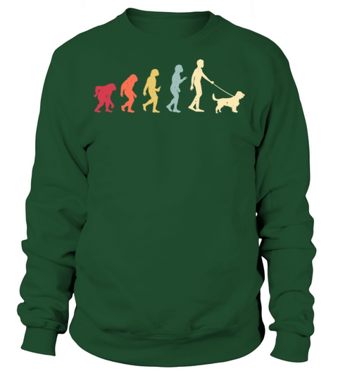 Field Spaniel Evolution Retro Vintage Sweatshirt Unisex