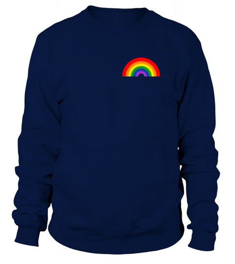 LGBT Rainbow Flag Pocket Sweatshirt Unisex