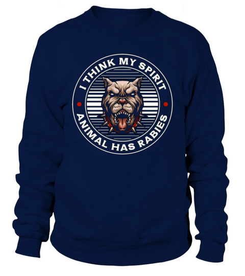 Veterinary I Think My Spirit Vet Tech Veterinarian Sweatshirt Unisex