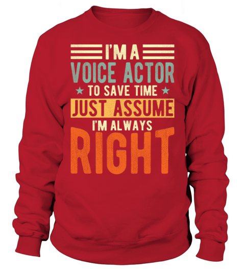 Voice Actor Sweatshirt Unisex