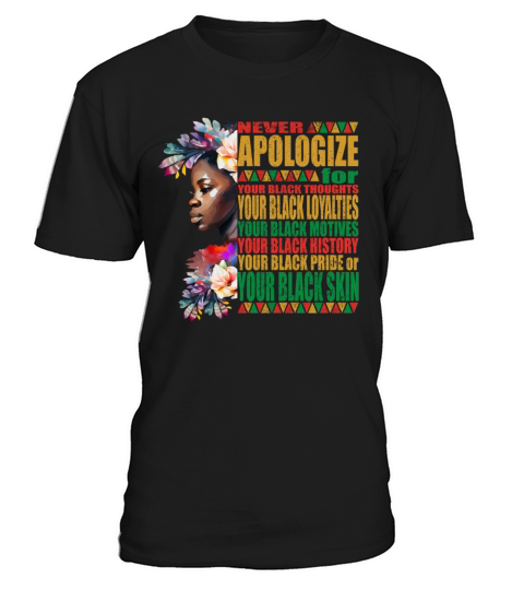 Afro Melanin Black History Month T-Shirt Unisex